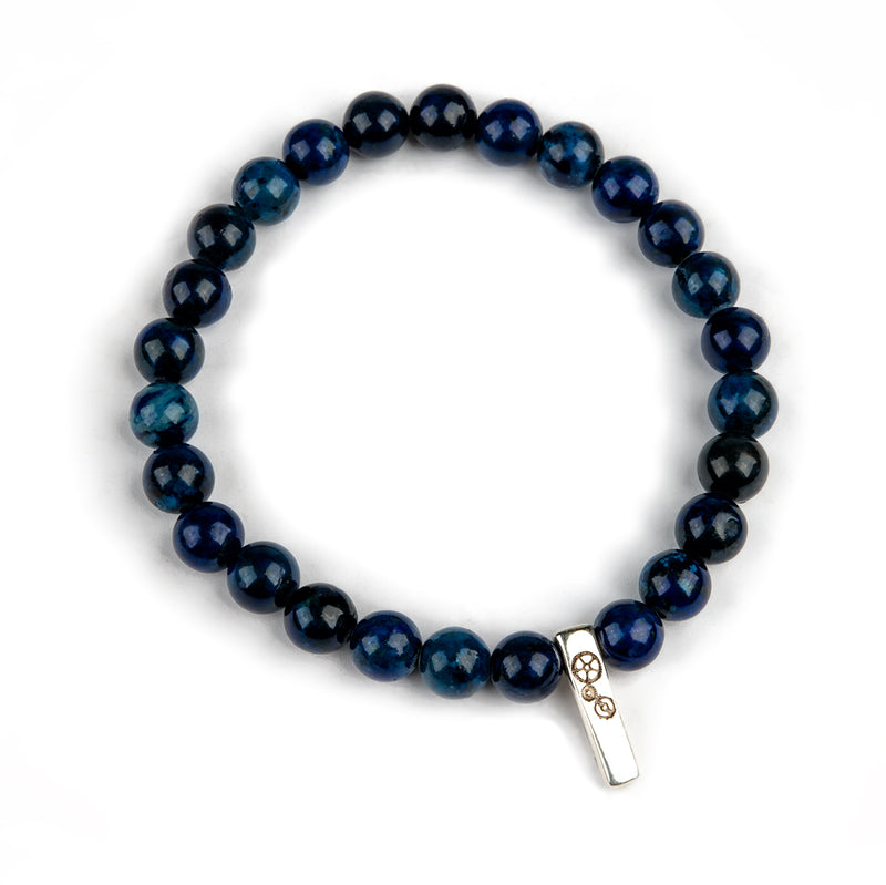 Lapis Lazuli Baby Bar Stretch Bracelet - Timelapse Co.