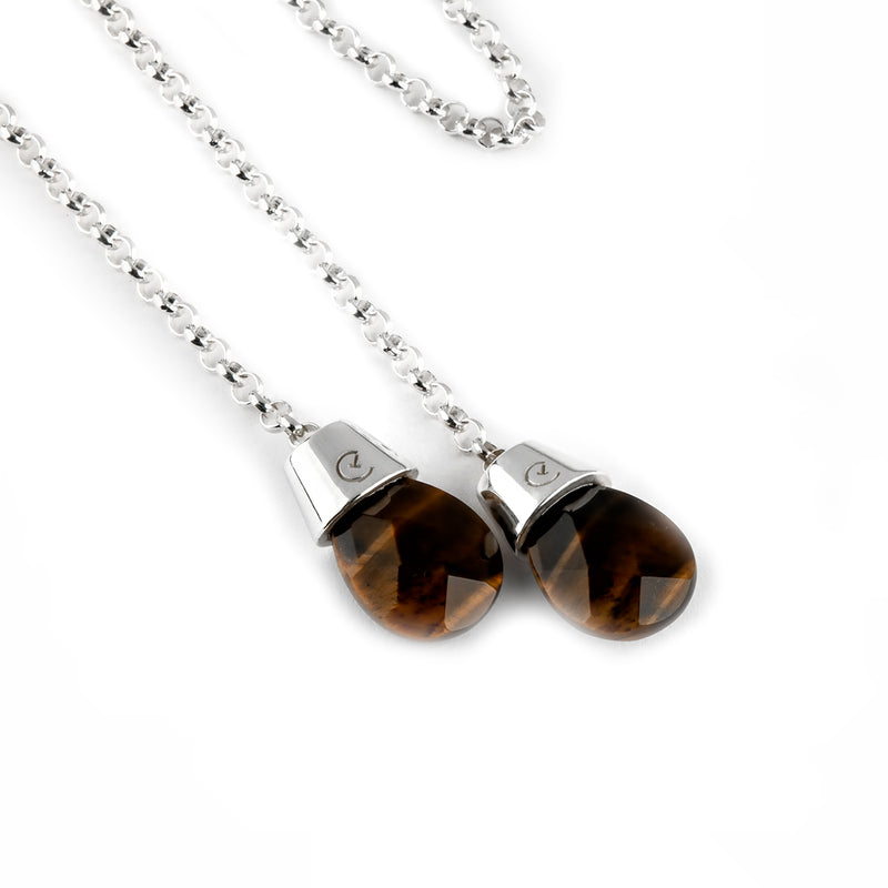 Double-End Body/Face Chain - Tiger's Eye - Timelapse Co.