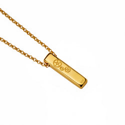The Baby Bar Necklace - Yellow Gold - Timelapse Co.