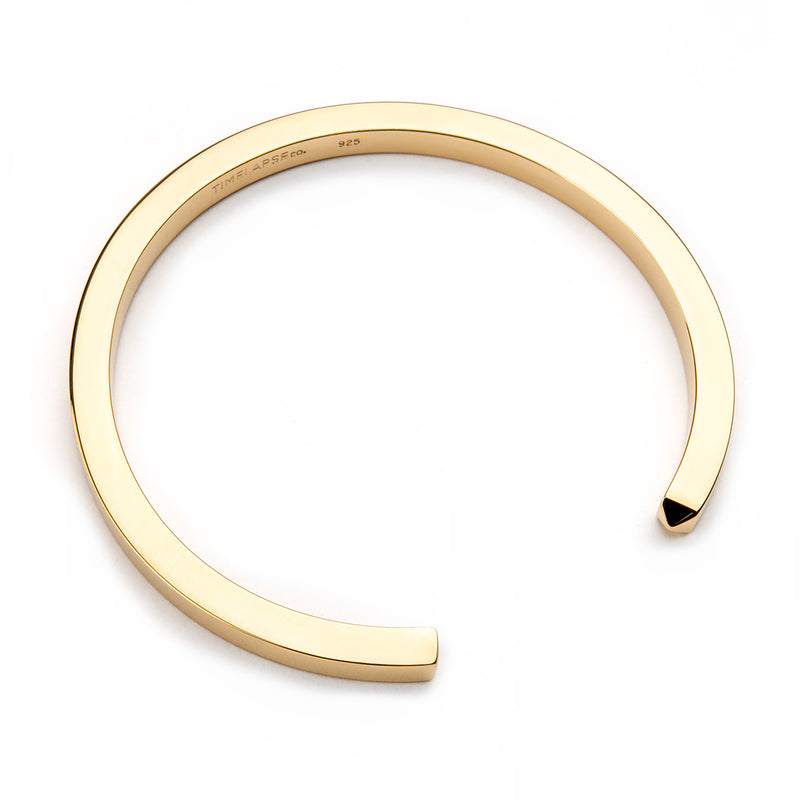 The Circle Bangle - Yellow Gold - Thick - Timelapse Co.