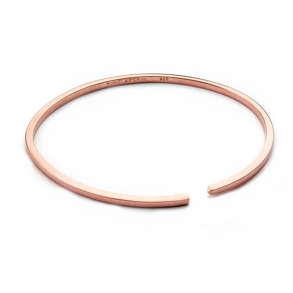 The Circle Bangle - Limited Edition Rose Gold - Thin - Timelapse Co.